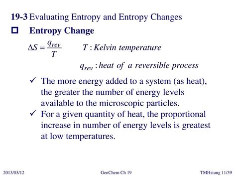 Ppt Chapter 19 Spontaneous Change Entropy And Gibbs Energy