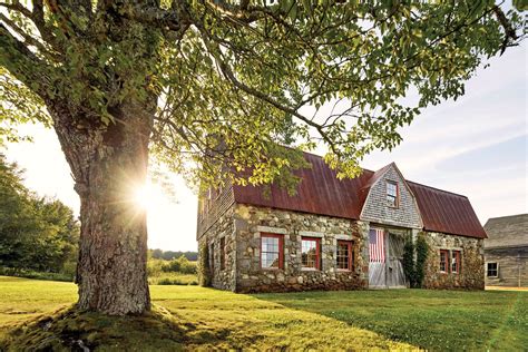 An Old Farmer Saves An Old Barn Stone Barns Maine House Old Barn