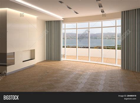 Interior Living-room Without Image & Photo | Bigstock