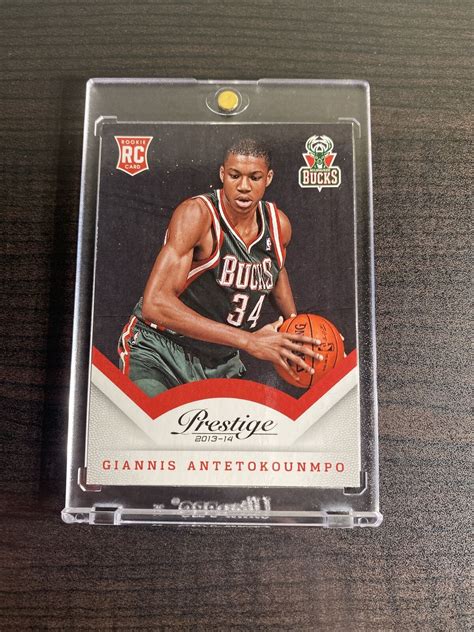 • giannis antetokounmpo has a lesson for sterling brown.do your rookie duties! 2013-2014 Giannis Antetokounmpo Prestige Rookie!🔥🏀 READ!