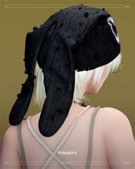 Thisiskiroknit Pearl Bunny Hat Thisiskiro On Patreon In 2023 Sims