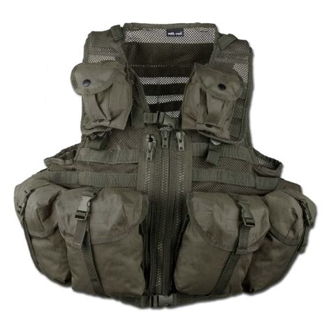 Mil Tec Tactical Vest Modular Olive Green Mil Tec Tactical Vest
