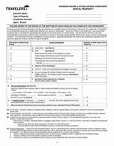 Business Income Worksheet