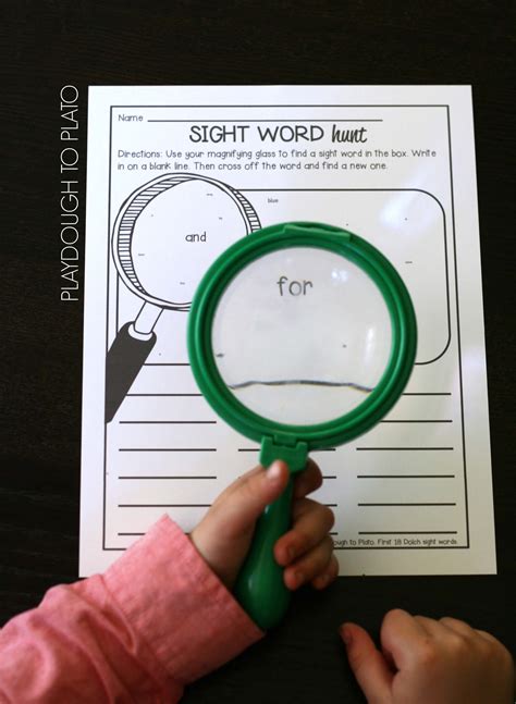 30 EDITABLE Sight Word Games - Playdough To Plato