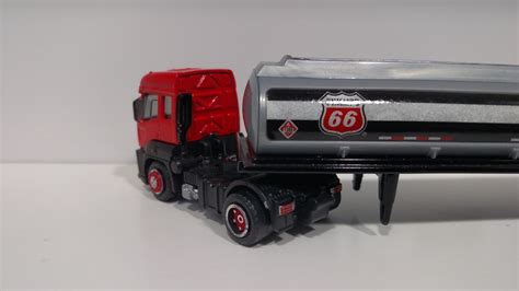 3inchdiecastbliss Custom Matchbox Ford Cargo With Phillips 66 Tanker