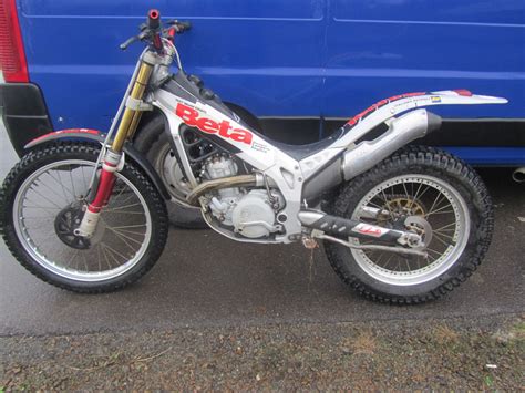 I had never been on one of these before so it was a. trials bike Beta 250