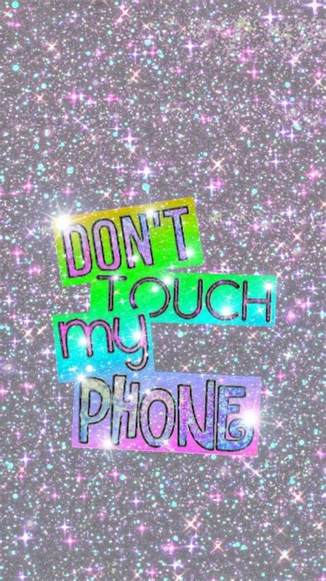 Cute Wallpapers Dont Touch My Phone Donttouchmyphone Lucu Iphones