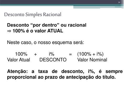 Formula Do Desconto Simples