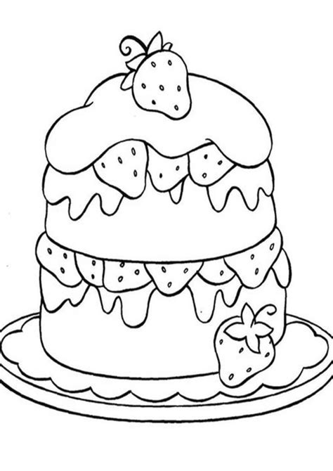 Print and color summer pdf coloring books from primarygames. Free & Easy To Print Cake Coloring Pages - Tulamama