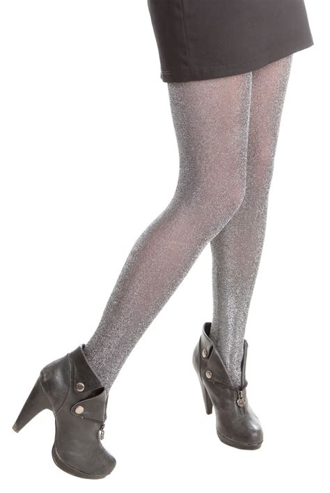 silver sparkle tights hot topic sparkle tights glitter tights pantyhose fashion