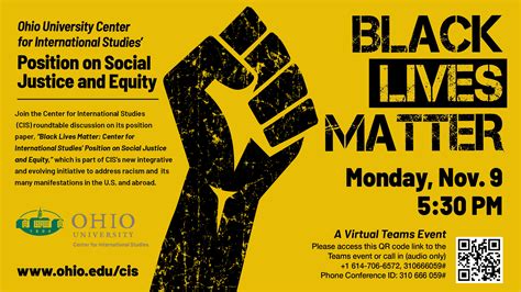 Center For International Studies Announces Black Lives Matter And