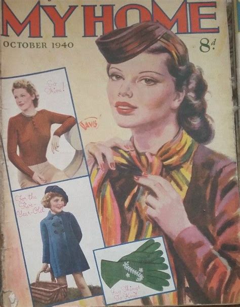My Home Magazine From October 1940 Revistas Antigas Revista