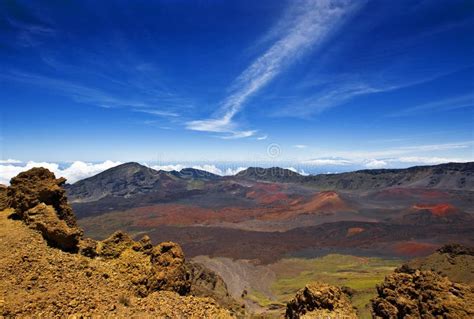 Haleakala National Park Maui Hawaii Stock Image Image Of Pacific