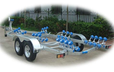 Aqualand Heavy Duty Boat Trailer With Twin Axles 4 Wheels From 7m To