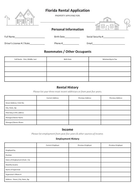 Free Iowa Rental Application Form Pdf And Word 2021 Version