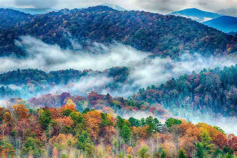 Ride Through The Great Smoky Mountains During Peak Fall Foliage With