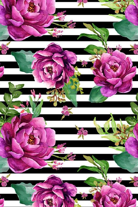 White and blue floral stripe pattern sticker. 61 best Stripes | Beautiful Surface Designs with Stripes ...