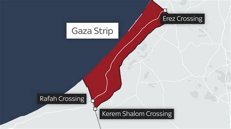 Where Are The Main Borders To The Gaza Strip And Can Palestinians Leave