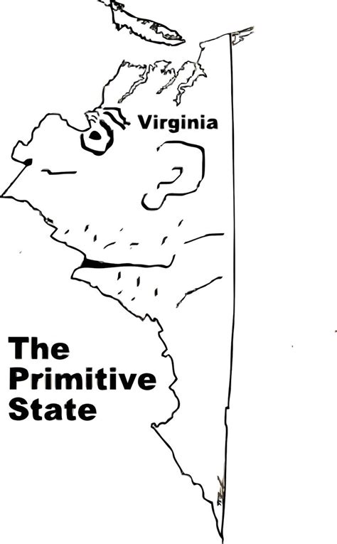 A Funny Map Of Virginia Funny Maps Funny Map