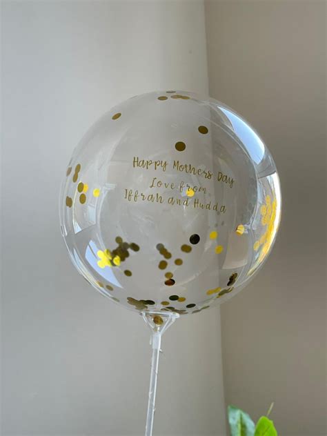 Personalised T Bubble Balloon 101824 Etsy