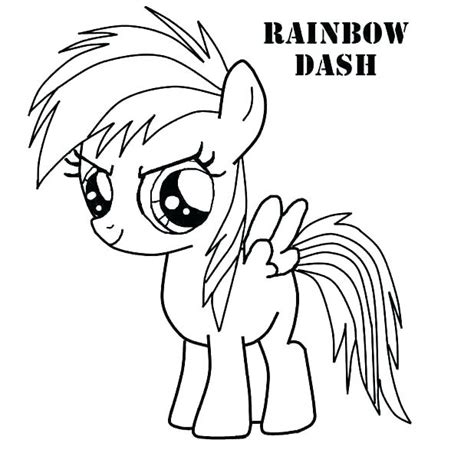 Baby rainbow dash coloring pages. Baby Rainbow Dash Coloring Pages at GetDrawings | Free ...