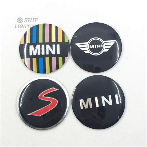 Jual 4 X 56mm Mini Cooper Logo Wheel Hub Center Caps Cover Emblem Badge