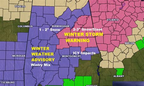 High Impact Winter Storm Warning Map Updated Rich Thomas