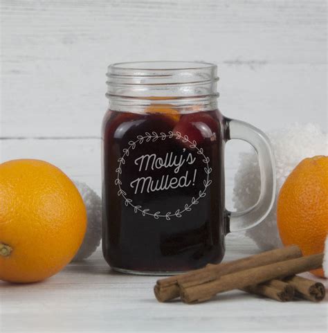 Personalised Mulled Wine Mason Jar By Oh So Cherished