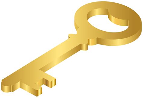 Gold Key Png Clipart Best Web Clipart