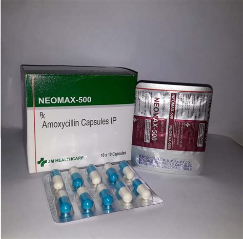 Neomax 500 Amoxycillin Capsules Ip 500 Mg At Rs 290per Box In
