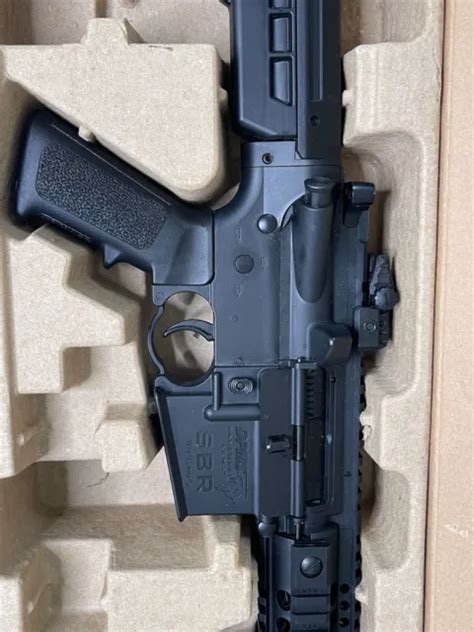 Crosman Dpms Sbr Full Auto Bb Co Rifle Black Dsbr Gently Used