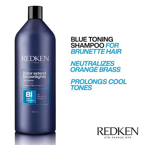 Buy Redken Color Extend Brownlights Blue Shampoo Hair Toner For