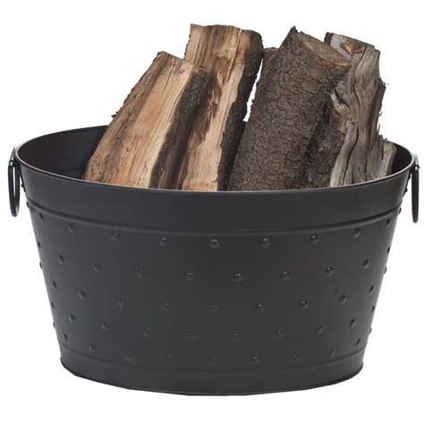 The most common metal log basket material is metal. Pin on Organization
