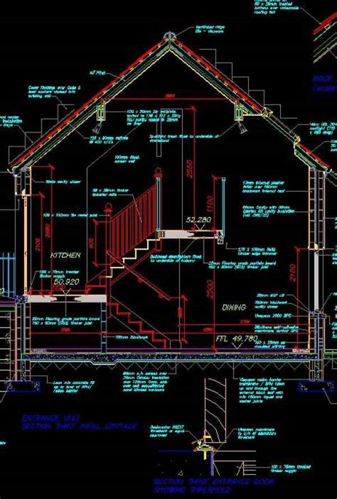 House Section Free Autocad Blocks And Drawings Download Center