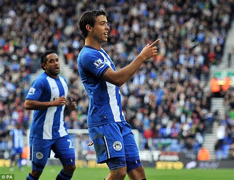 Franco di santo, ฟรังโก ดี ซันโต (th); Wigan 2 Everton 2: match report | Daily Mail Online