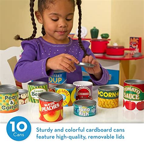 Melissa And Doug Lets Play House Grocery Cans Play Food Kitchen