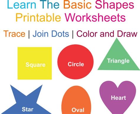 Maybe you would like to learn more about one of these? Learn Basic Shapes Printable Worksheets Color Draw and Trace