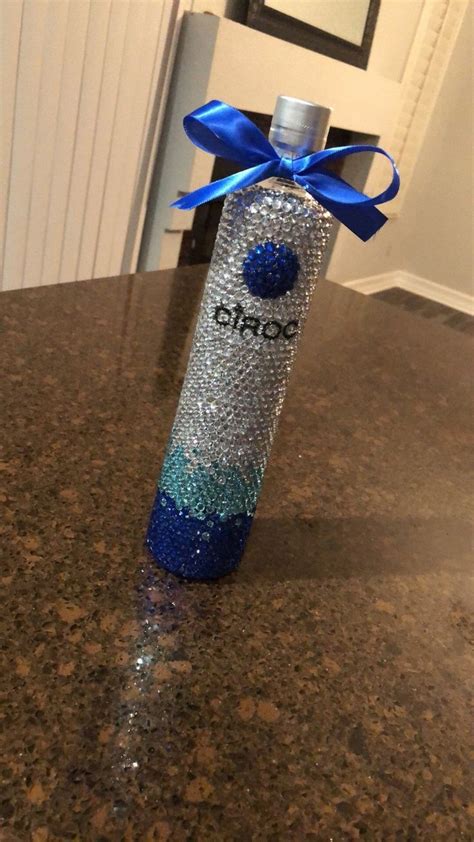 Bling Rhinestone Bottle Of Ciroc Etsy Bedazzled Bottle Bedazzled