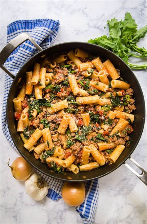 It is one of our go to meals to fix on those crazy. Spicy Sausage Pasta with Rapini is an easy and delicious ...