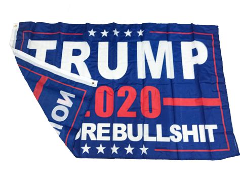 Us Flags Donald Trump Banner No More Bullshit Red 2020 Flag 35ft 150