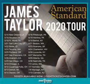 James Taylor American Standard Tour Dates Tickets