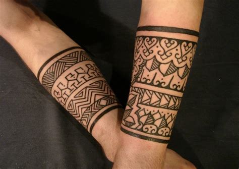 Traditional Tribal Band Tattoos On Forearms Tattooimagesbiz