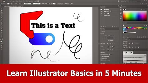 Illustrator Beginner Tutorial Learn The Basics In Minutes Youtube