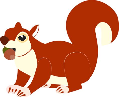 Cute Squirrel Clipart Free Download On Clipartmag
