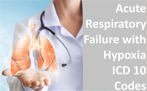 Acute Respiratory Failure With Hypoxia Icd 10 Codes Medical Billing
