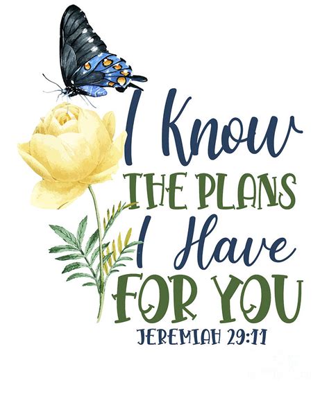 Jeremiah 2911 For I Know The Plans Bible Verse Poster Or Framed Wall Porn Sex Picture