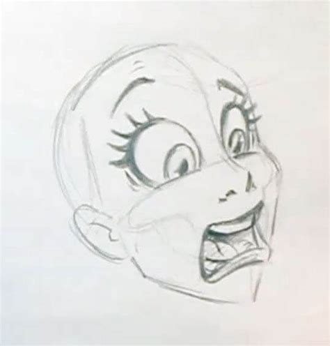 Scared Face Drawing Simple Face Drawing Human Face Drawing Drawing Cartoon Faces Face