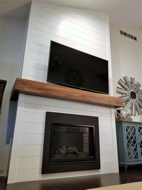 Learn How To Diy A Beautiful Shiplap Fireplace Project Inspired To Revamp