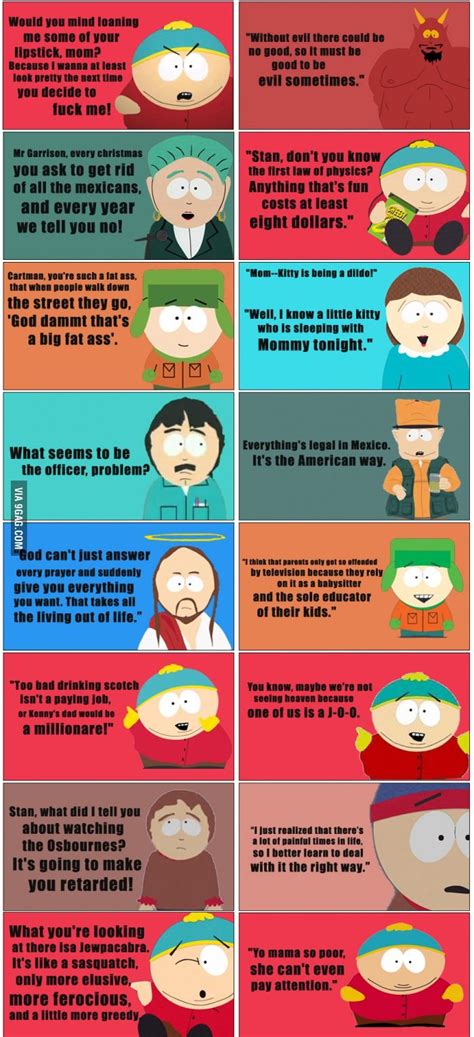 Some Great South Park Quotes 2 South Park Quotes South Park Funny