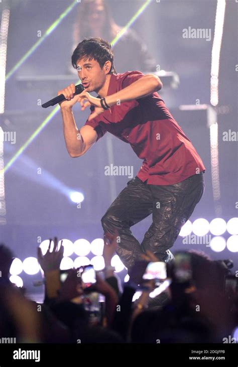 Enrique Iglesias Performs During The MTV Europe Music Awards At